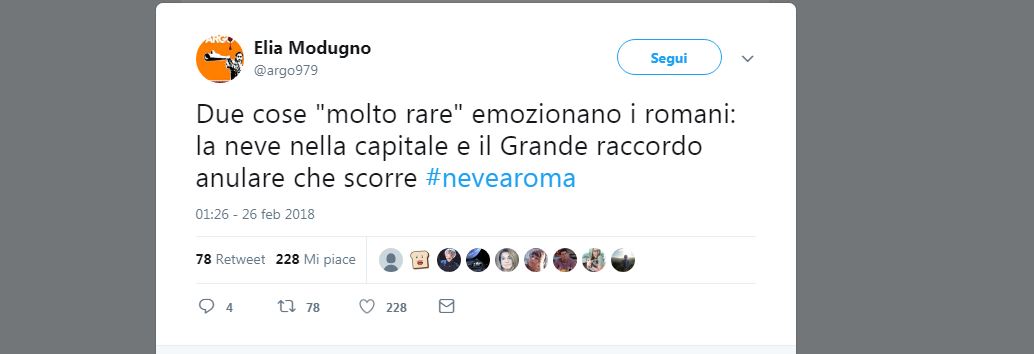 #Nevearoma: sui social lo stupore dei romani per la Capitale imbiancata