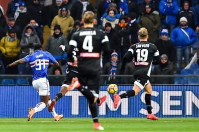 Zapata: gol in Sampdoria-Udinese dopo fuga di 60 metri | video