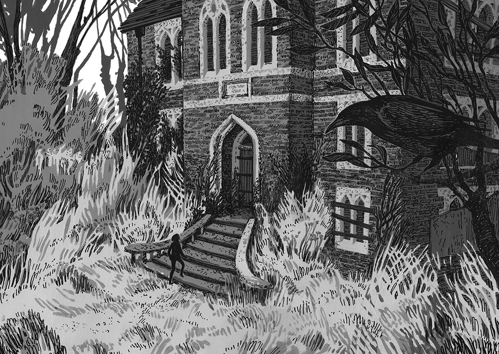 Thornhill: parole e illustrazioni si alternano in una storia dark