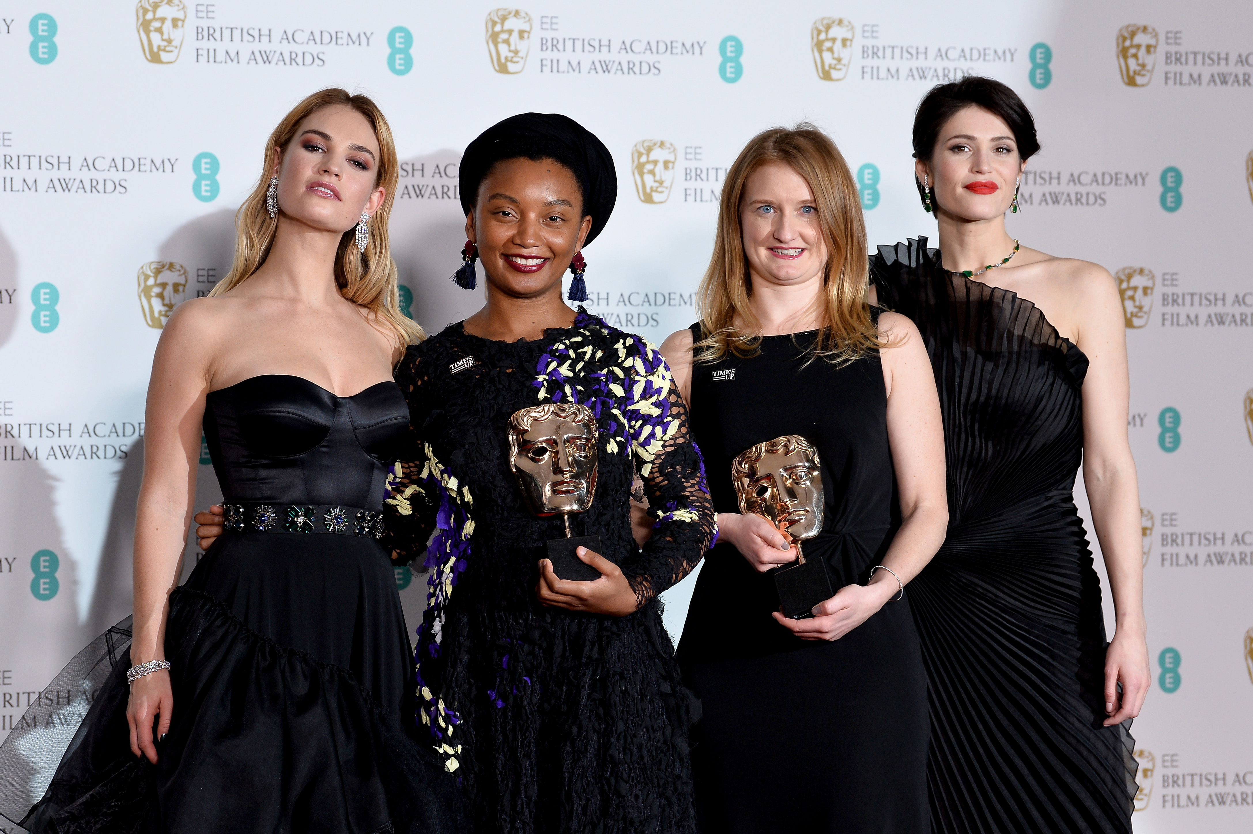 Bafta 2018: tutte le attrici in nero contro le molestie