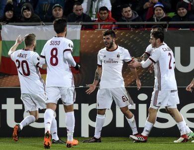 Ludogorets-Milan 0-3 gol e highlights Europa League | video