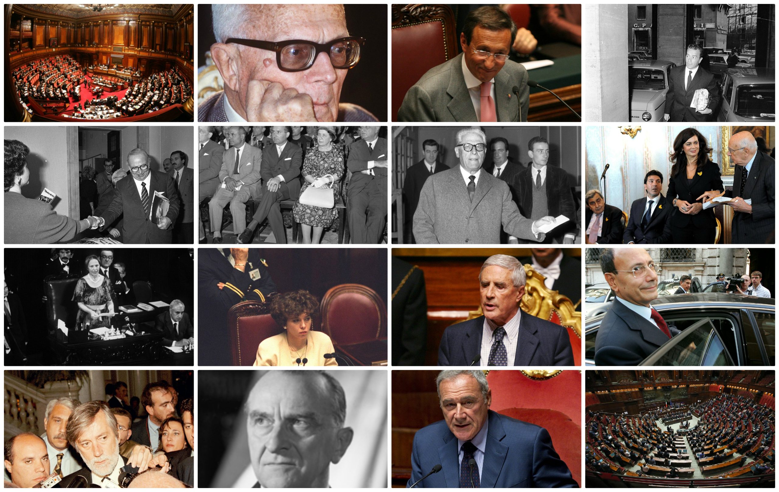 Tutti i Presidenti della Camera e del Senato dal 1948 al 2018 – foto Tutti i Presidenti della Camera e del Senato dal 1948 al 2018 – foto