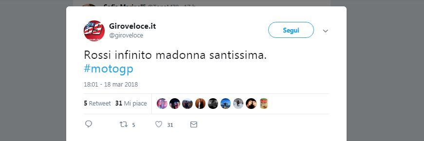 La festa social per il podio di Dovizioso e Rossi in Qatar