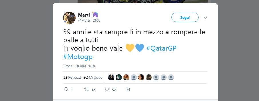 La festa social per il podio di Dovizioso e Rossi in Qatar