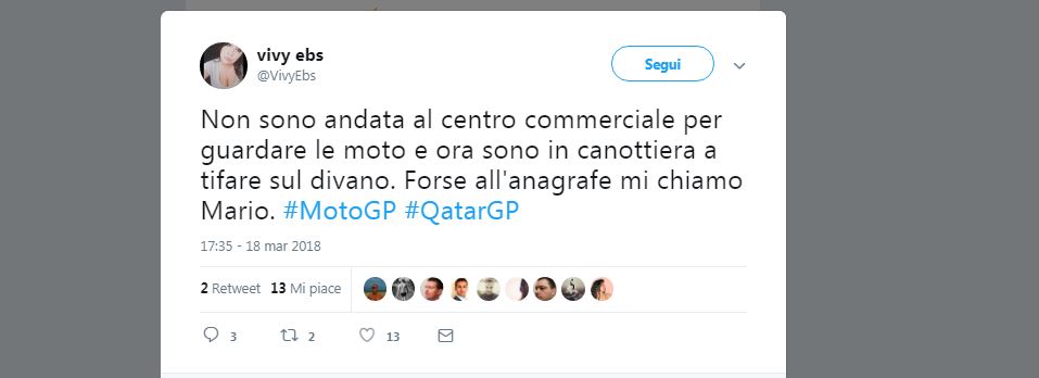 La festa social per il podio di Dovizioso e Rossi in Qatar