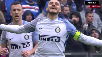 4 gol di Icardi, Sampdoria-Inter 0-5 | video
