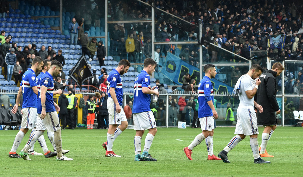 Sampdoria – Inter 0-5: la partita in 10 foto