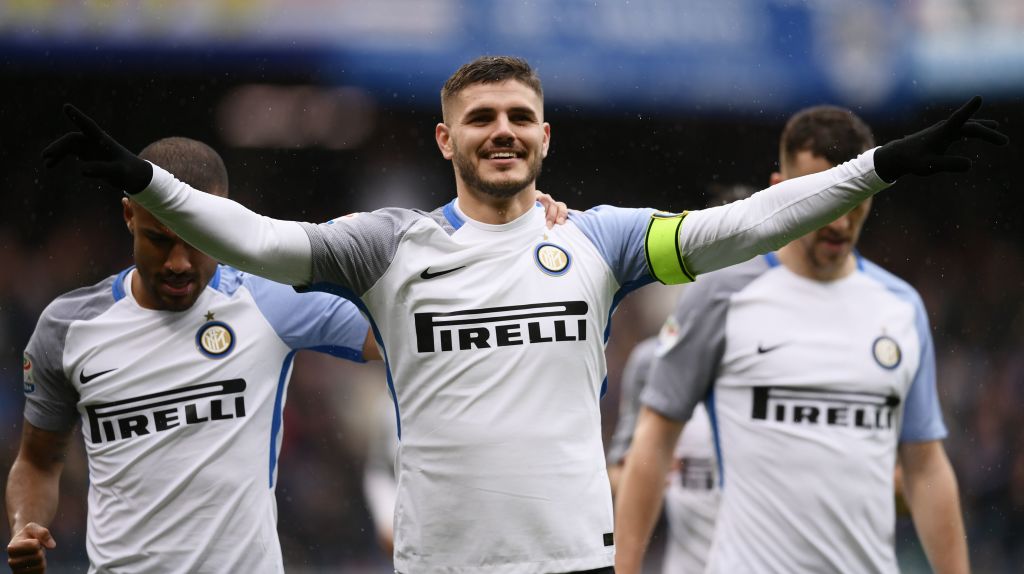 Icardi, poker record: solo 5 giocatori a quota 100 gol prima di lui