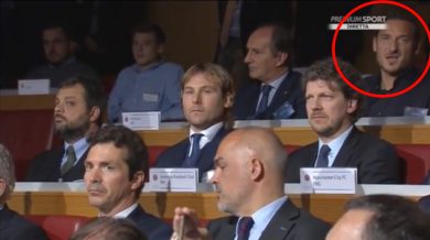 Totti e la gufata “Real” contro la Juventus al sorteggio di Champions League | video