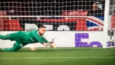 La “papera” di Donnarumma in Arsenal-Milan, sul gol di Xhaka | video