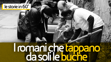Buche di Roma. La soluzione fai da te di un gruppo di romani | video