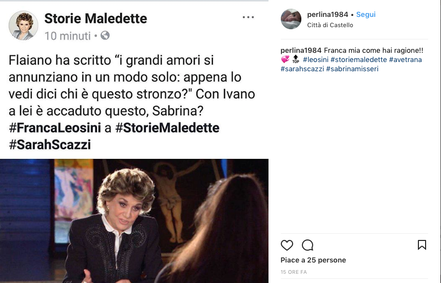 Storie Maledette: le frasi cult della Leosini che fanno impazzire i social