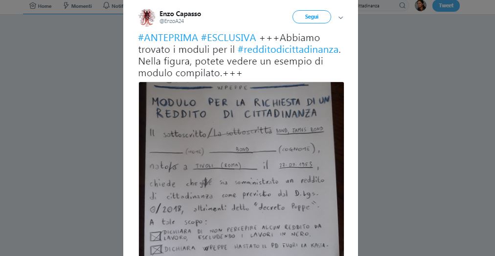 Reddito di cittadinanza: i meme più divertenti Reddito di cittadinanza: i meme più divertenti
