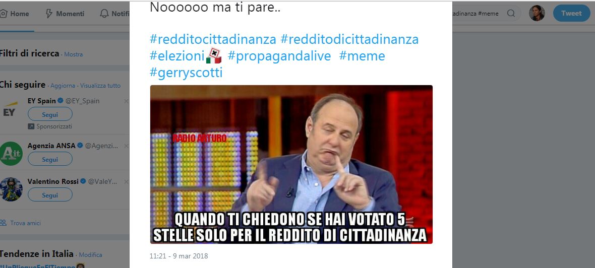 Reddito di cittadinanza: i meme più divertenti Reddito di cittadinanza: i meme più divertenti