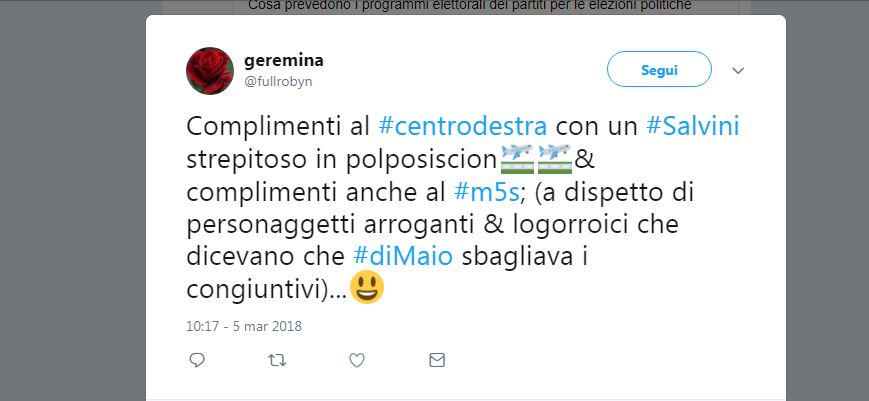 Elezioni politiche: le reazioni del giorno dopo sui social network Elezioni politiche: le reazioni del giorno dopo sui social network