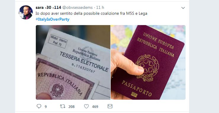 Elezioni politiche: le reazioni del giorno dopo sui social network Elezioni politiche: le reazioni del giorno dopo sui social network