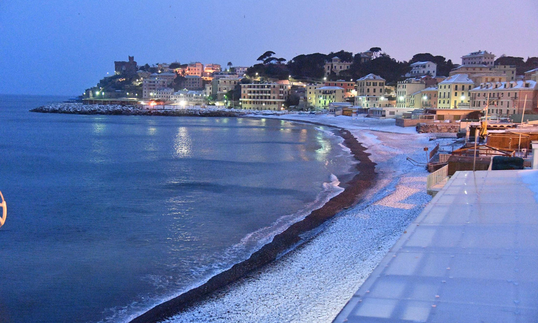 Maltempo: Milano, Genova, Roma e mezza Italia sotto la neve – Foto