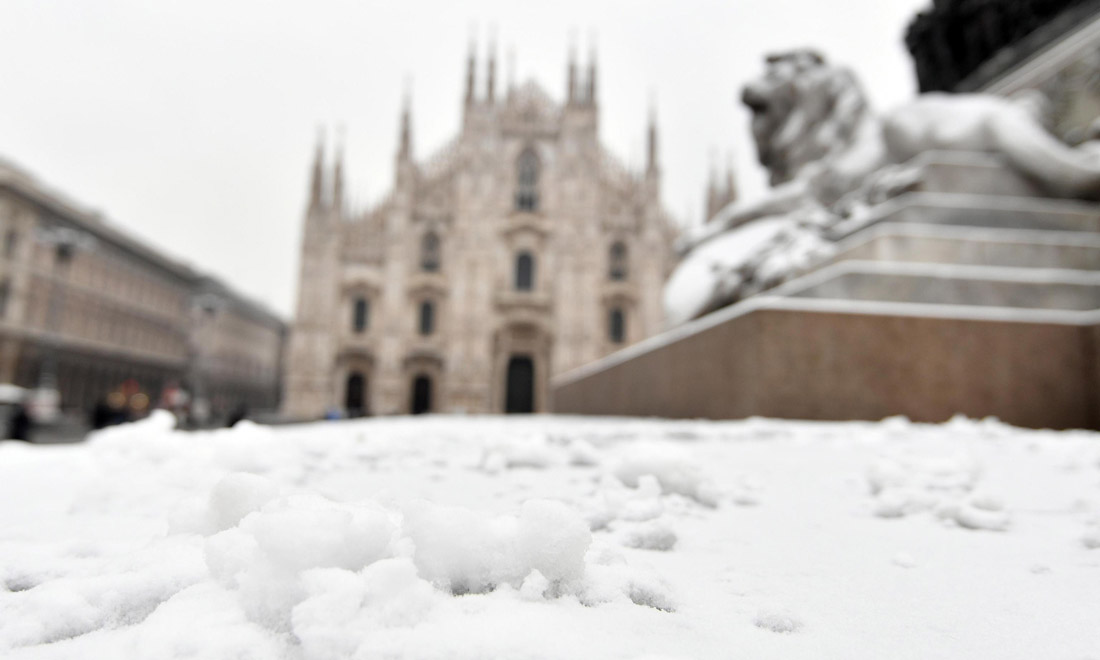 Maltempo: Milano, Genova, Roma e mezza Italia sotto la neve – Foto