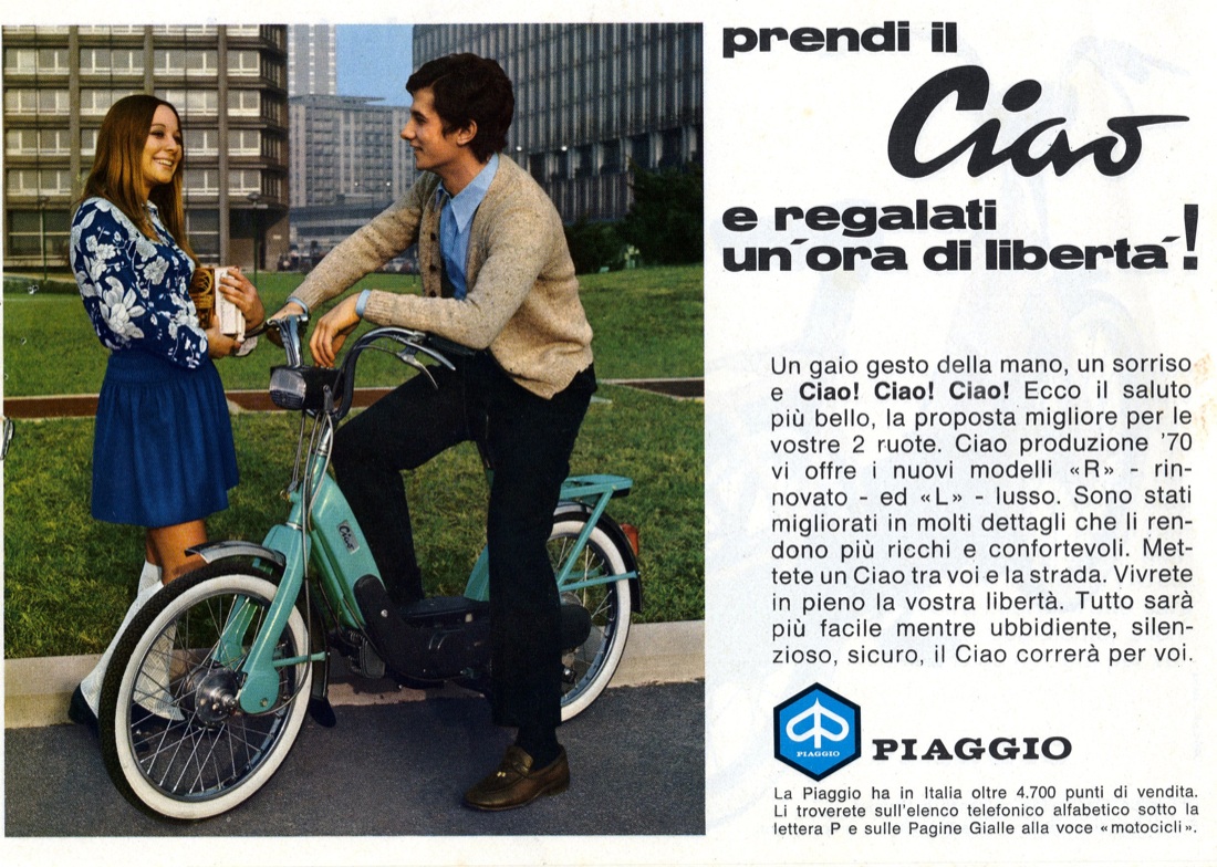 1968: l’anno del Piaggio “Ciao” – la storia e le foto 1968: l’anno del Piaggio “Ciao” – la storia e le foto
