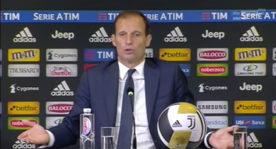 Allegri sbotta in conferenza stampa: “Mi fate perdere la pazienza…” |  video