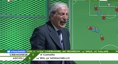 Tiziano Crudeli la rabbia dopo Milan-Benevento | video