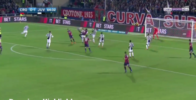 Simy, gol in rovesciata alla “Ronaldo”, Crotone-Juventus | video