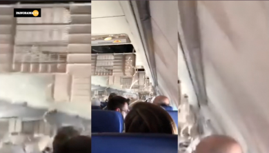 Motore di aereo esplode in volo. Panico a bordo. Morta una donna | video