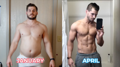 Perde 20 kg in tre mesi. Il timelapse | video