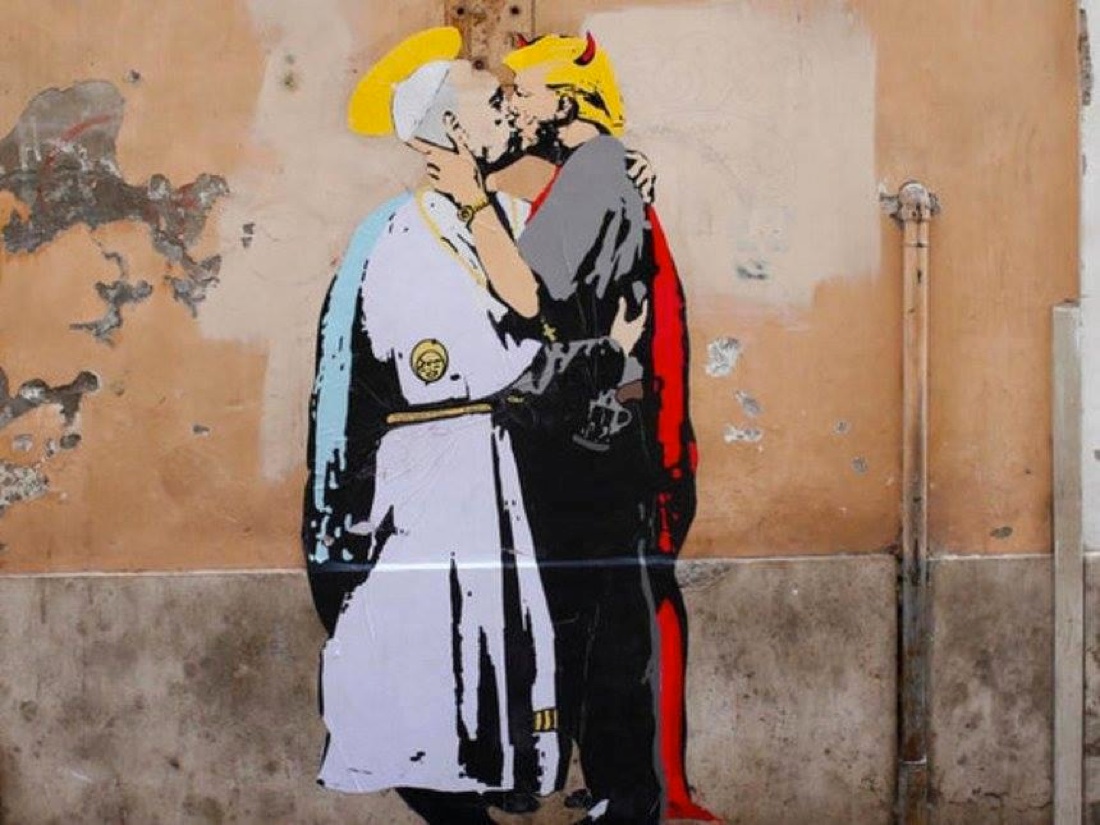 I murales politici dei Banksy italiani – FOTO I murales politici dei Banksy italiani – FOTO
