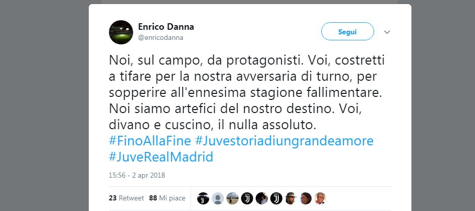Juve – Real Madrid: i social si spaccano sull’eliminazione dei bianconeri Juve – Real Madrid: i social si spaccano sull’eliminazione dei bianconeri