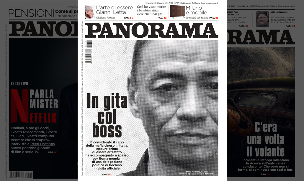 Un politico e il capo della mafia cinesi con la scorta della polizia Un politico e il capo della mafia cinesi con la scorta della polizia