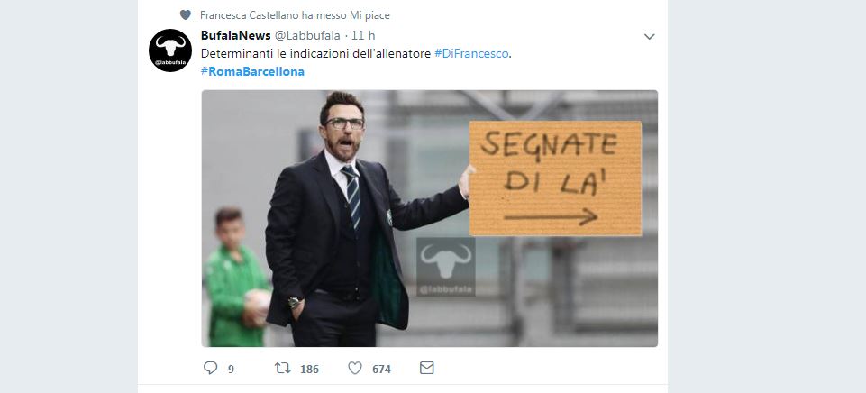 Come i social network hanno celebrato l’impresa della Roma