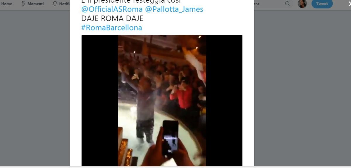 Galleria foto 'Come i social network hanno celebrato l’impresa della Roma' - foto 15