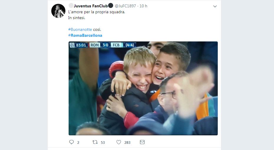 Come i social network hanno celebrato l’impresa della Roma