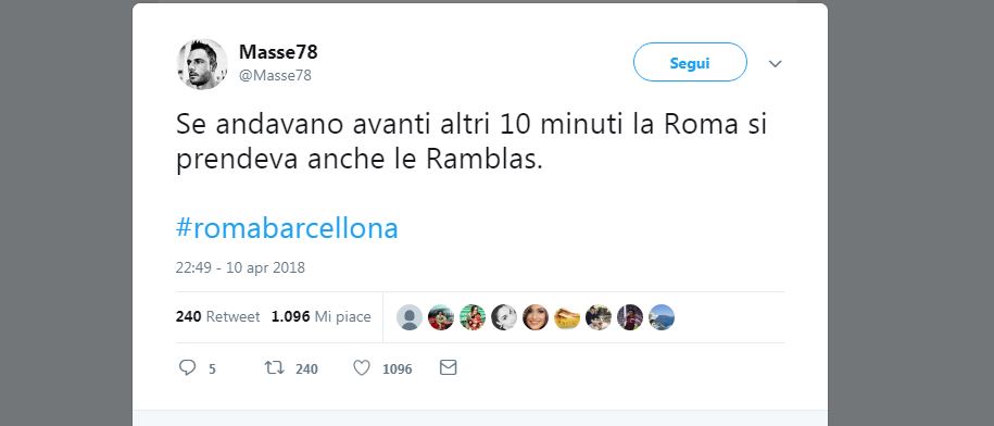 Come i social network hanno celebrato l’impresa della Roma