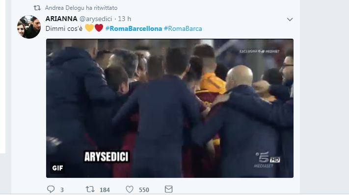 Come i social network hanno celebrato l’impresa della Roma