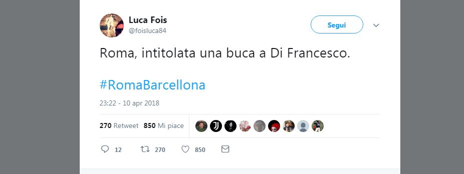 Come i social network hanno celebrato l’impresa della Roma