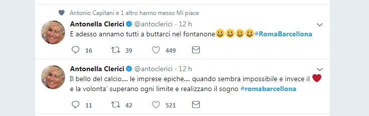 Come i social network hanno celebrato l’impresa della Roma