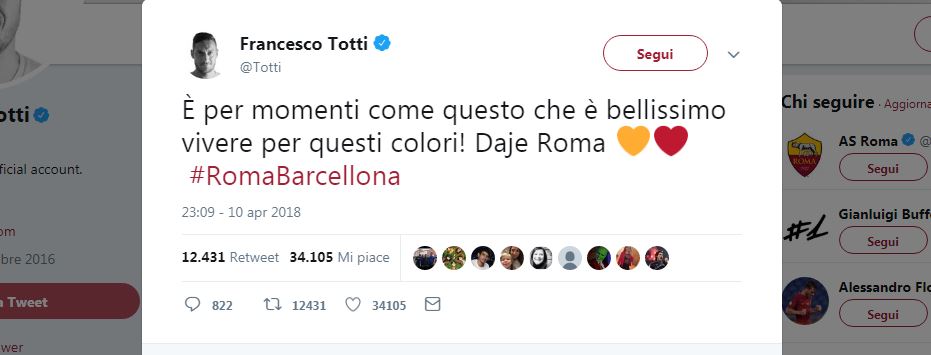 Come i social network hanno celebrato l’impresa della Roma