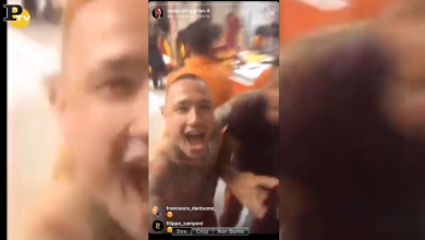 Roma-Barcellona, Nainggolan riprende la festa nello spogliatoio | video