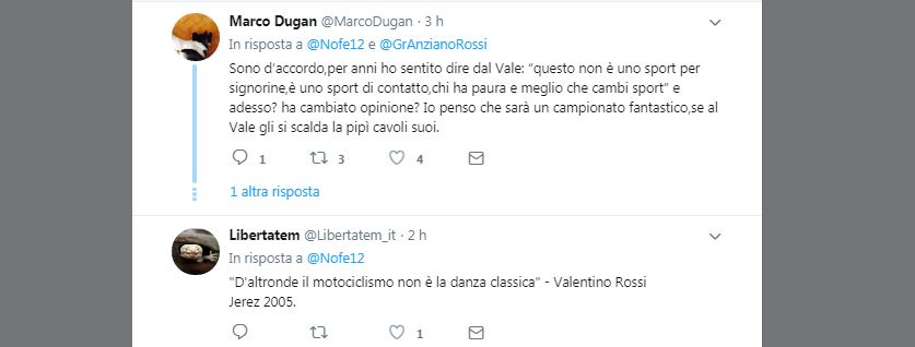 Le reazioni social allo scontro Rossi-Marquez Le reazioni social allo scontro Rossi-Marquez