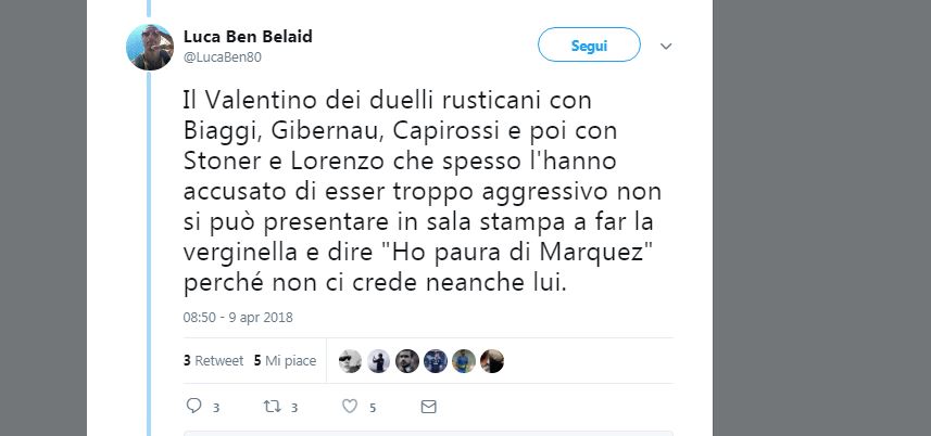 Le reazioni social allo scontro Rossi-Marquez Le reazioni social allo scontro Rossi-Marquez