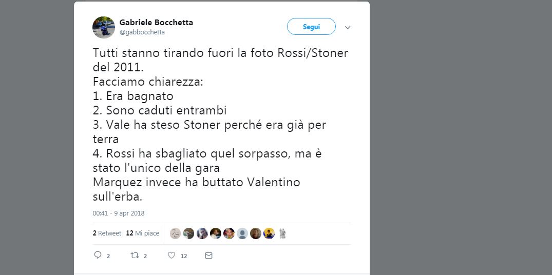 Le reazioni social allo scontro Rossi-Marquez Le reazioni social allo scontro Rossi-Marquez