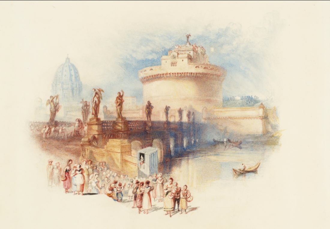 William Turner al Chiostro del Bramante William Turner al Chiostro del Bramante