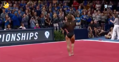 Katelyn Ohashi ed il Moonwalking di Michael Jackson alla gara di ginnastica artistica | video
