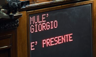 Giorgio Mulè racconta il suo primo giorno sui banchi del Parlamento