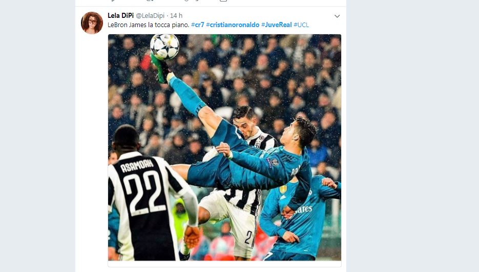 Cristiano Ronaldo show: il gol in rovesciata alla Juve scatena i social network Cristiano Ronaldo show: il gol in rovesciata alla Juve scatena i social network