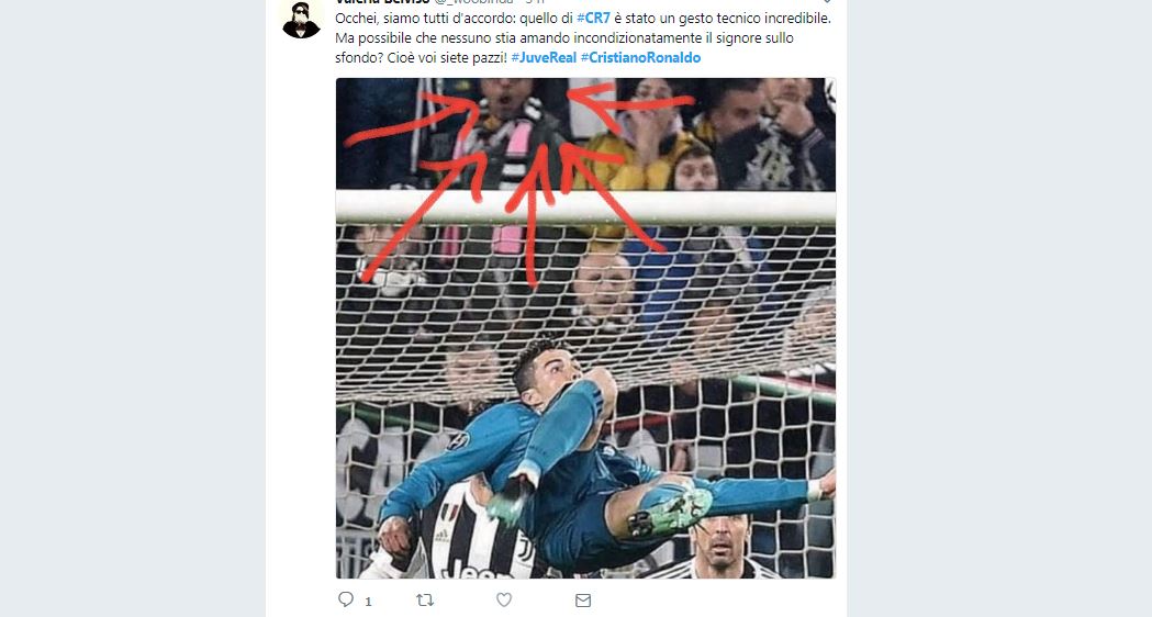 Cristiano Ronaldo show: il gol in rovesciata alla Juve scatena i social network Cristiano Ronaldo show: il gol in rovesciata alla Juve scatena i social network