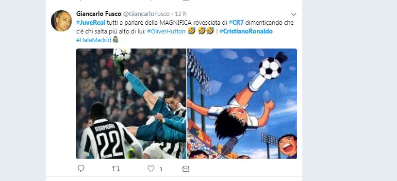 Cristiano Ronaldo show: il gol in rovesciata alla Juve scatena i social network Cristiano Ronaldo show: il gol in rovesciata alla Juve scatena i social network
