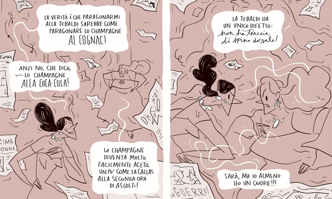 ‘Sempre libera’: Maria Callas raccontata a fumetti